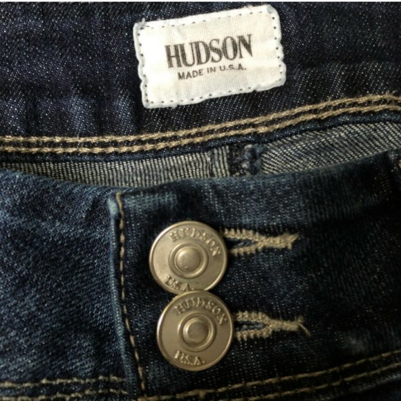 HUDSON Collin Flap Dark Wash Skinny Jean Sz 26 - Picture 7 of 8